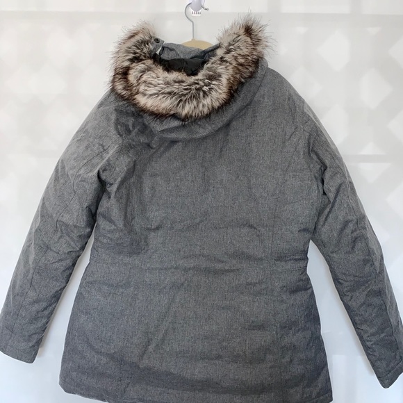 EDDIE BAUER Waterproof Down Winter Coat Grey New - Picture 2 of 7